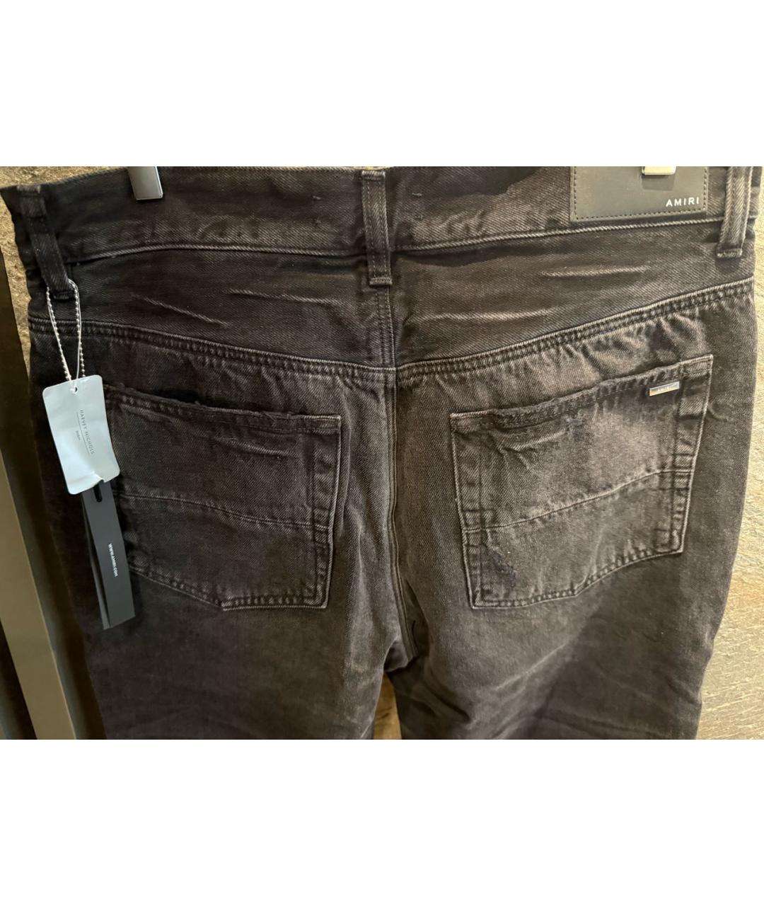 AMIRI Черные прямые джинсы, фото 3
