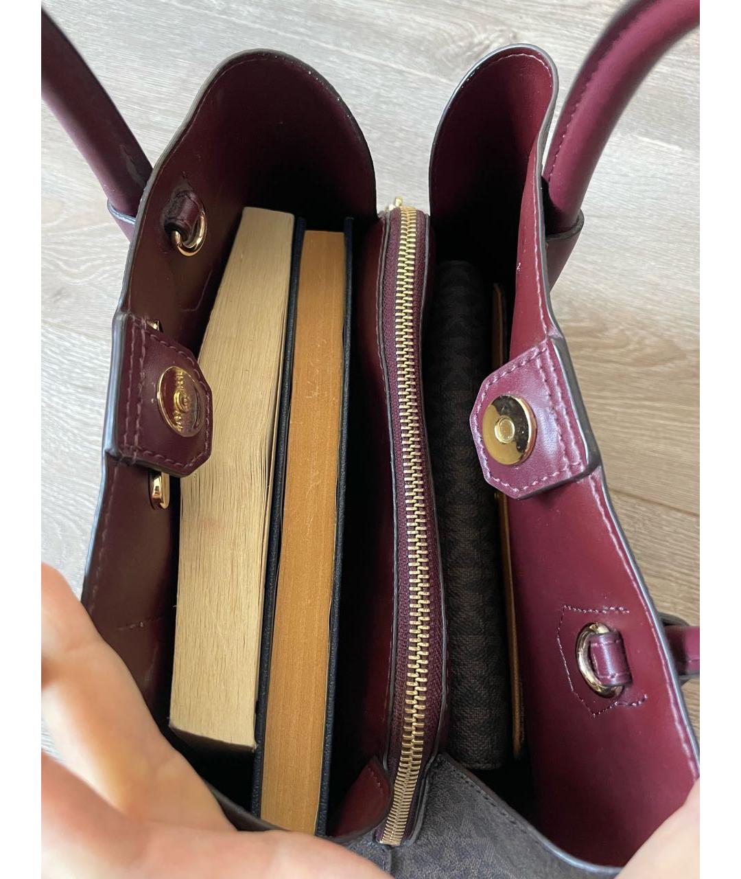 MICHAEL KORS Коричневая сумка тоут, фото 4