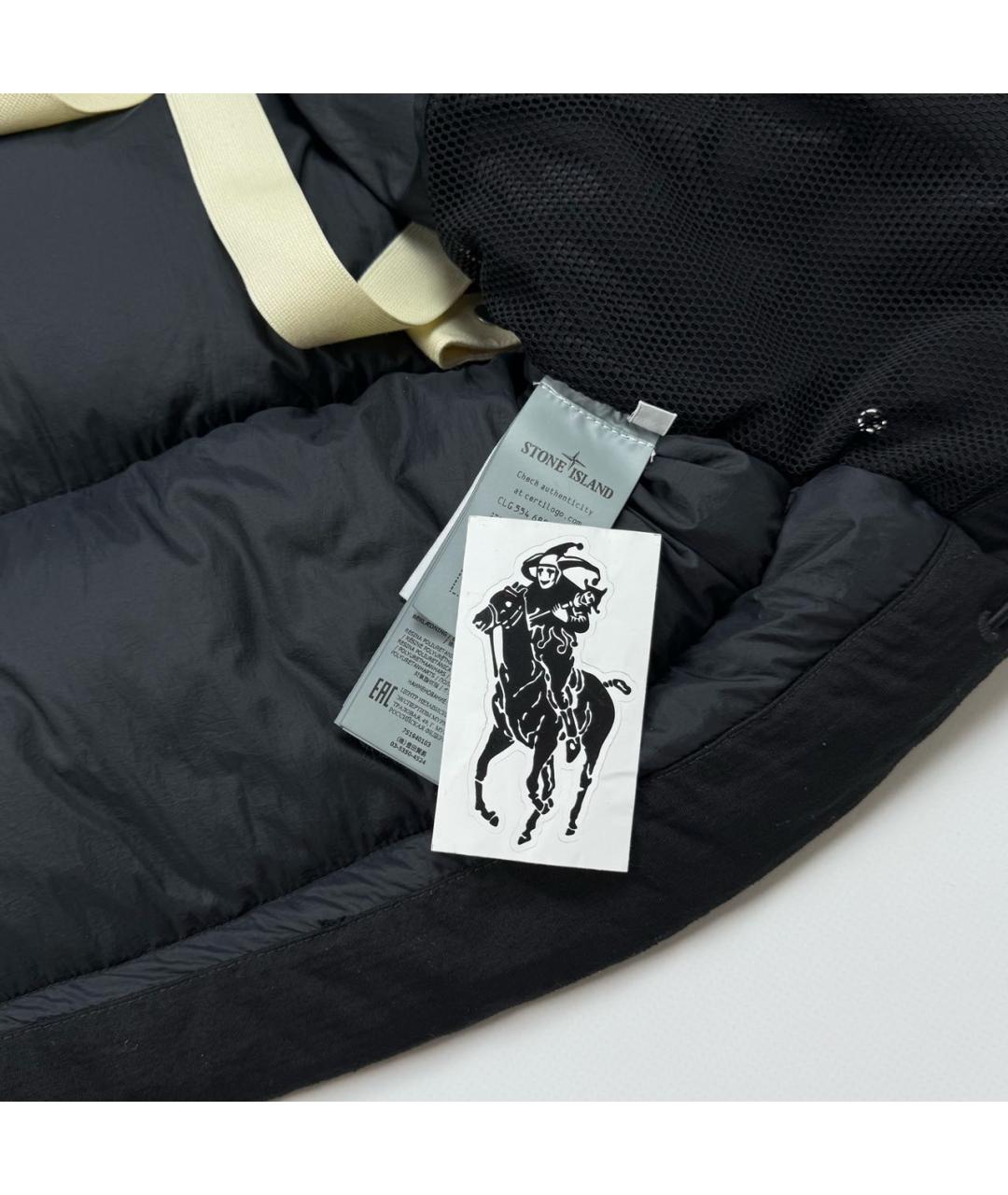 STONE ISLAND SHADOW PROJECT Черный пуховик, фото 5