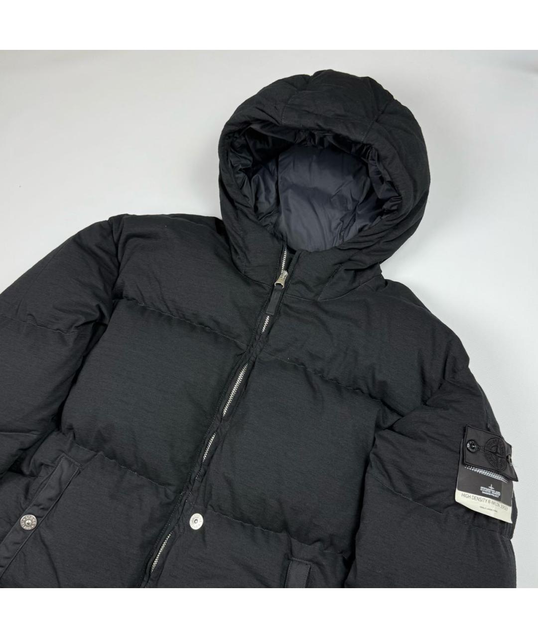 STONE ISLAND SHADOW PROJECT Черный пуховик, фото 2