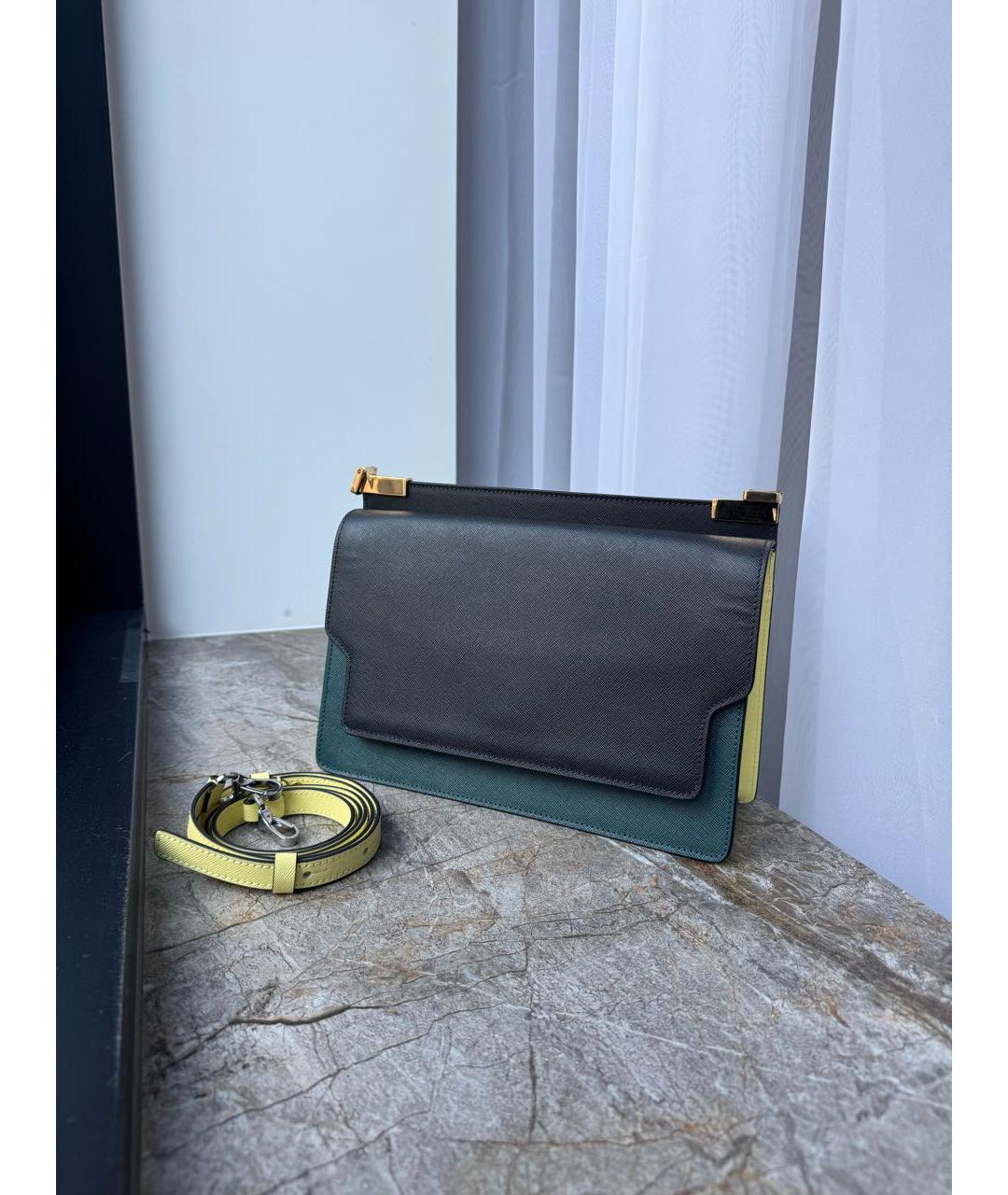 MARNI Мульти кожаная сумка через плечо, фото 2