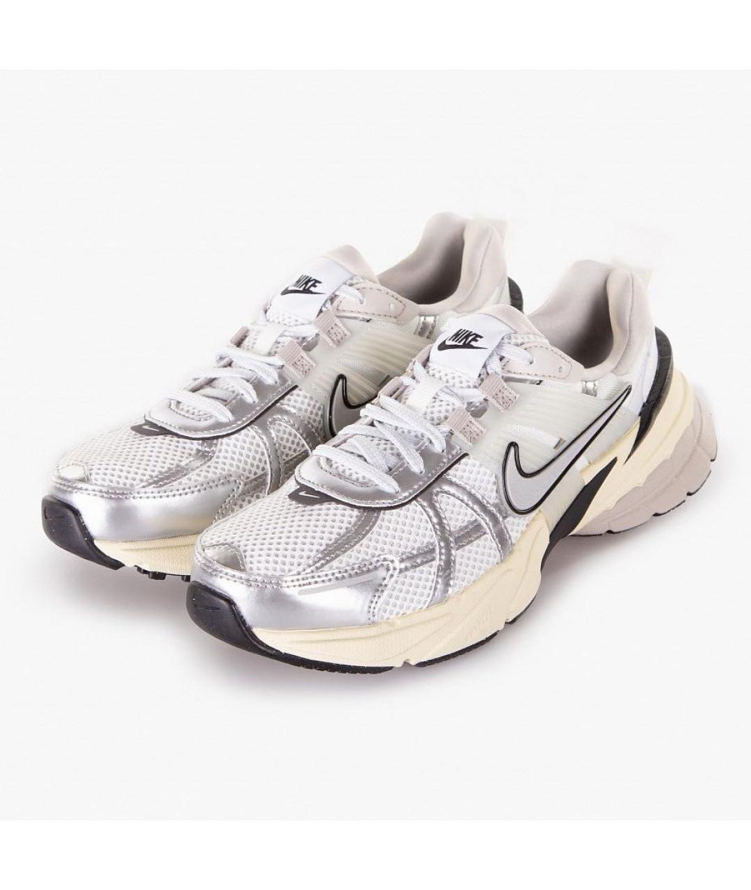 NIKE Белые текстильные кроссовки, фото 3