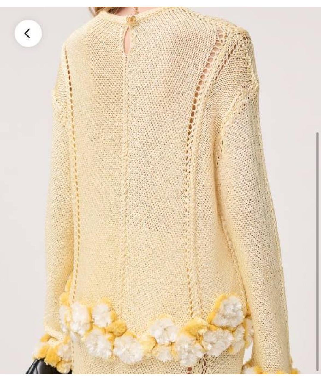 CHANEL Желтый кардиган, фото 2