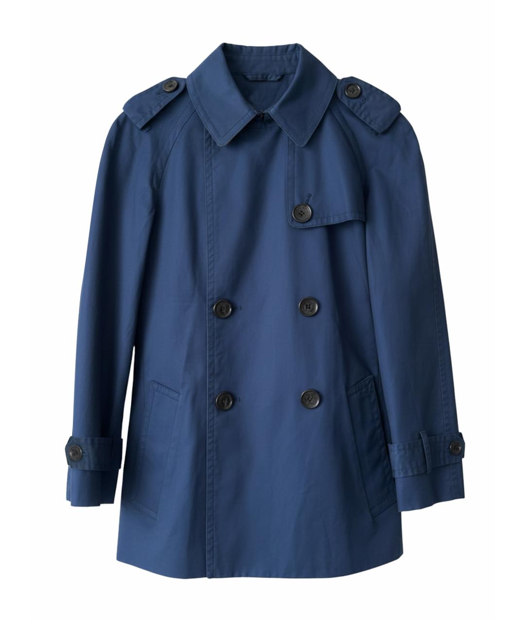 COACH Темно-синий полиэстеровый тренч/плащ, фото 6