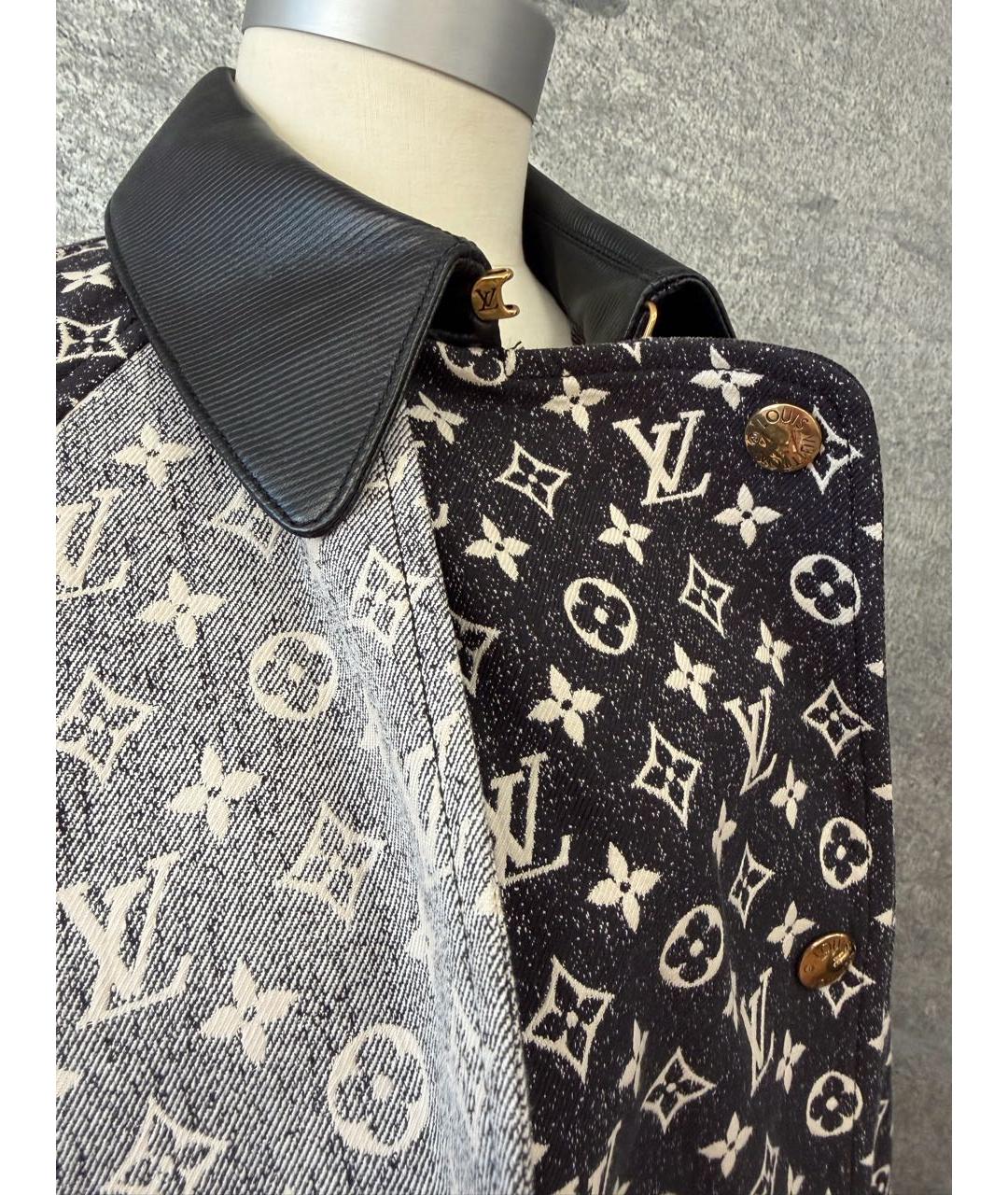 LOUIS VUITTON Серый хлопковый тренч/плащ, фото 4