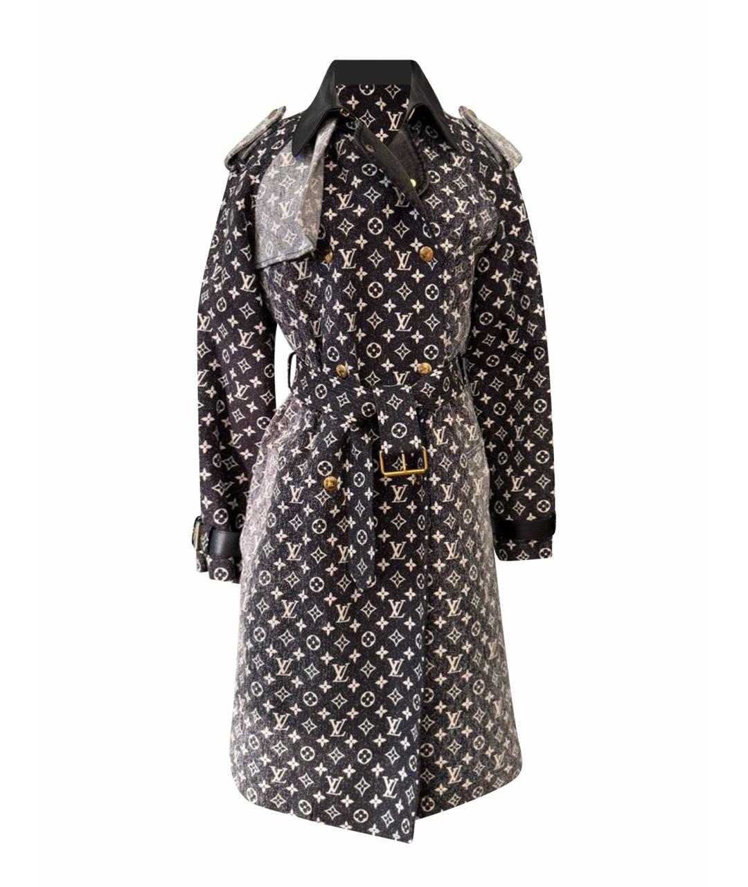 LOUIS VUITTON Серый хлопковый тренч/плащ, фото 1