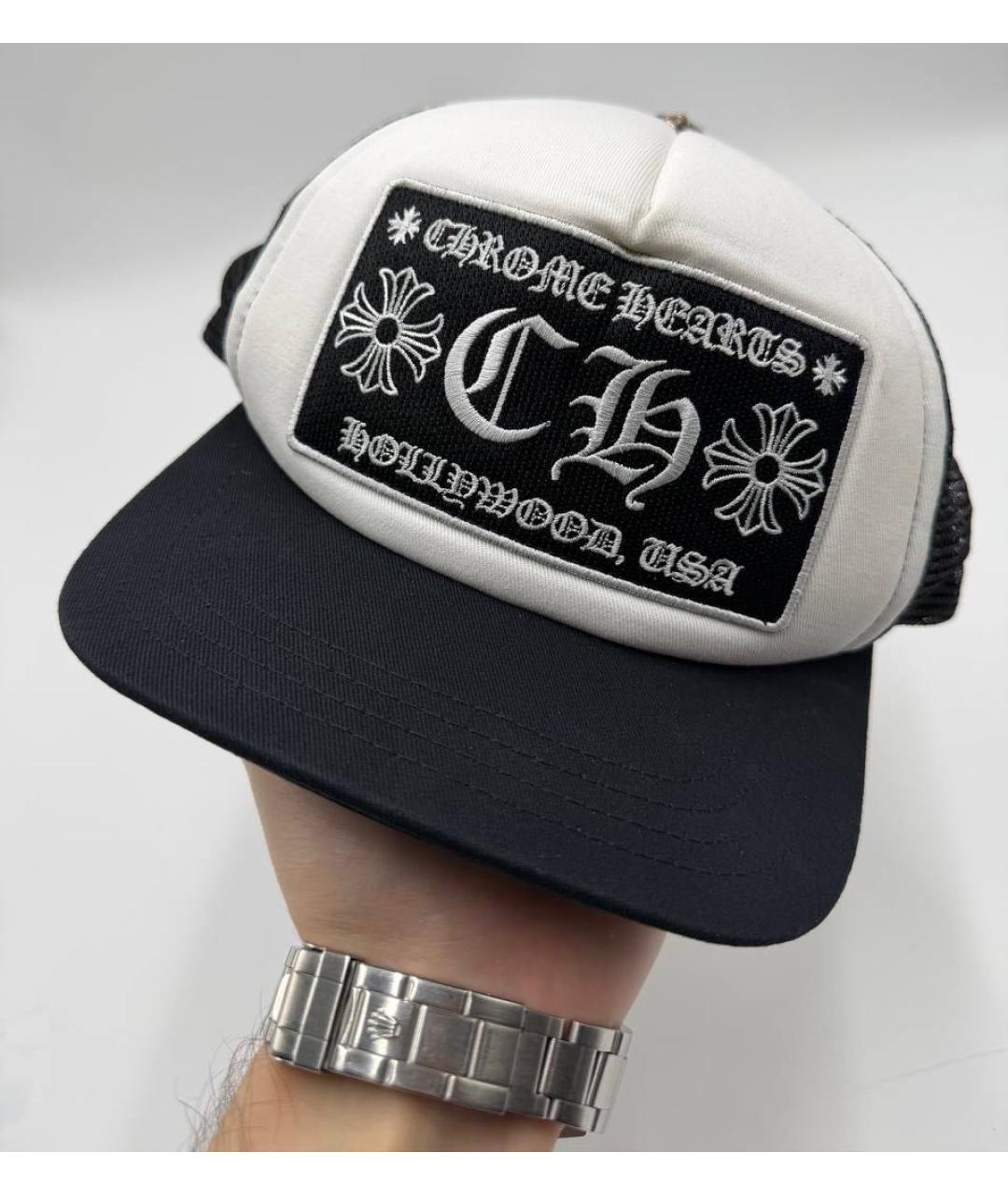 CHROME HEARTS Белая кепка, фото 2