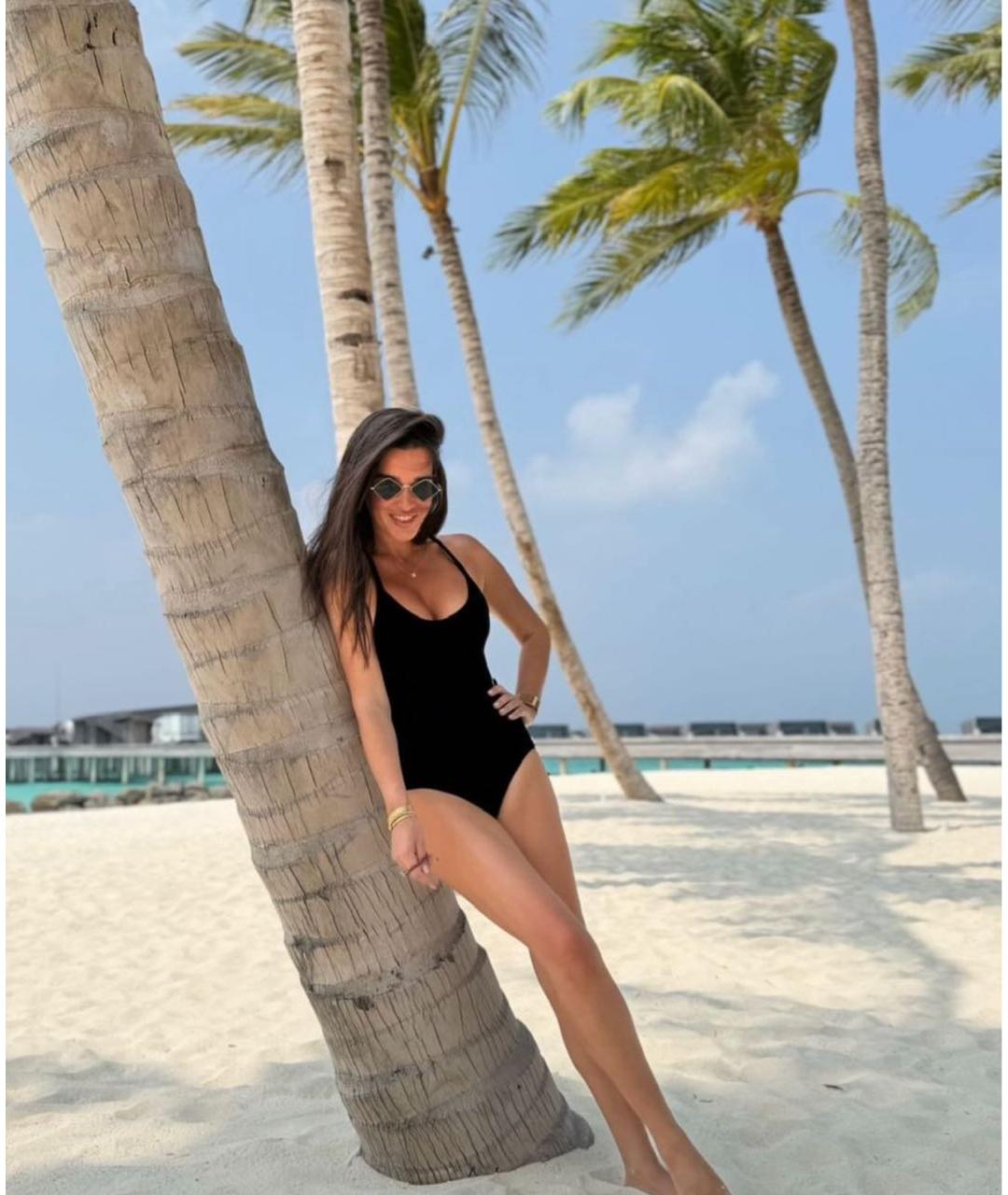 CHANEL Черный полиэстеровый купальник, фото 5