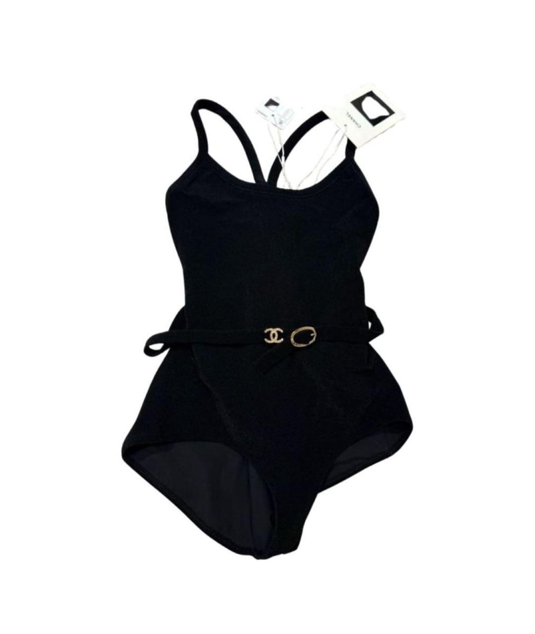 CHANEL Черный полиэстеровый купальник, фото 6