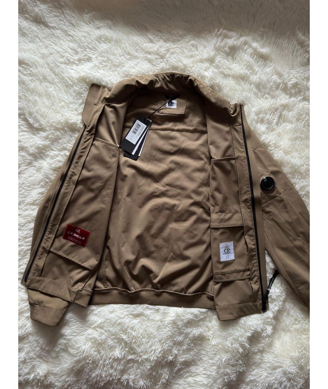 CP COMPANY Горчичная полиэстеровая куртка, фото 2