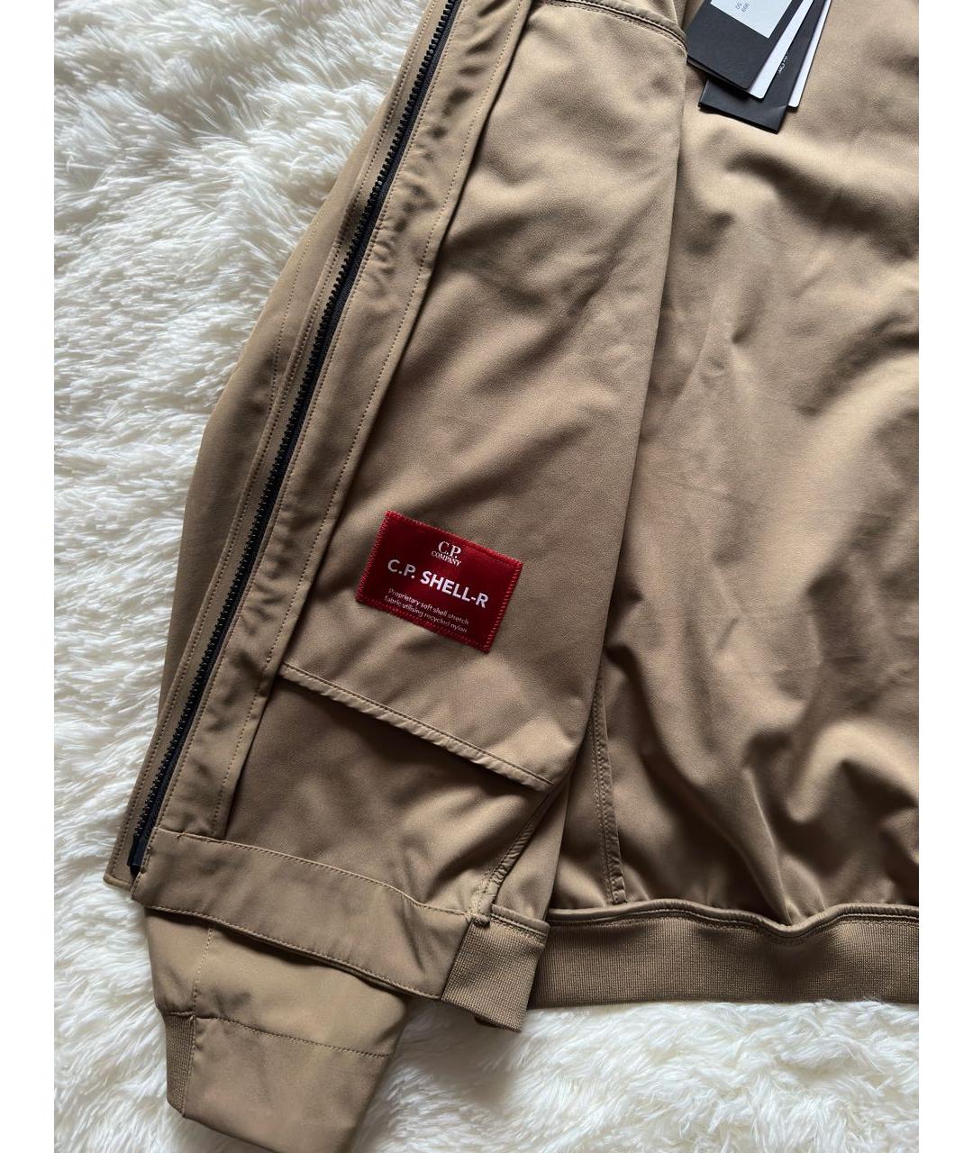 CP COMPANY Горчичная полиэстеровая куртка, фото 5