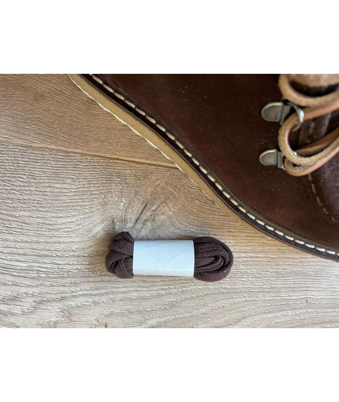 WEEKEND MAX MARA Коричневые замшевые ботинки, фото 8