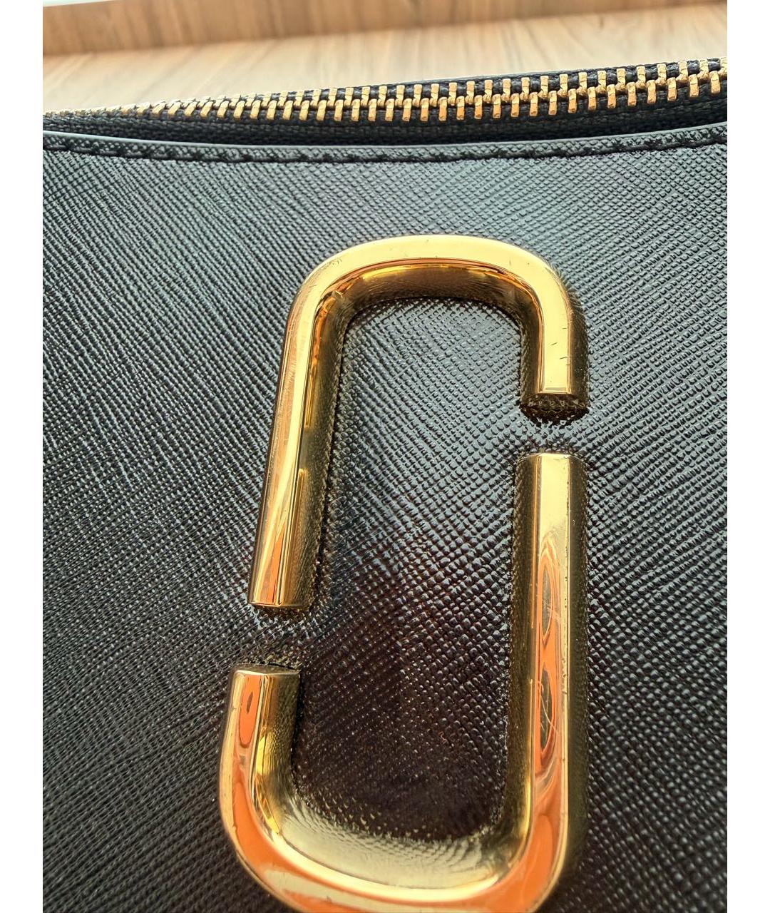 MARC JACOBS Черная кожаная сумка через плечо, фото 4