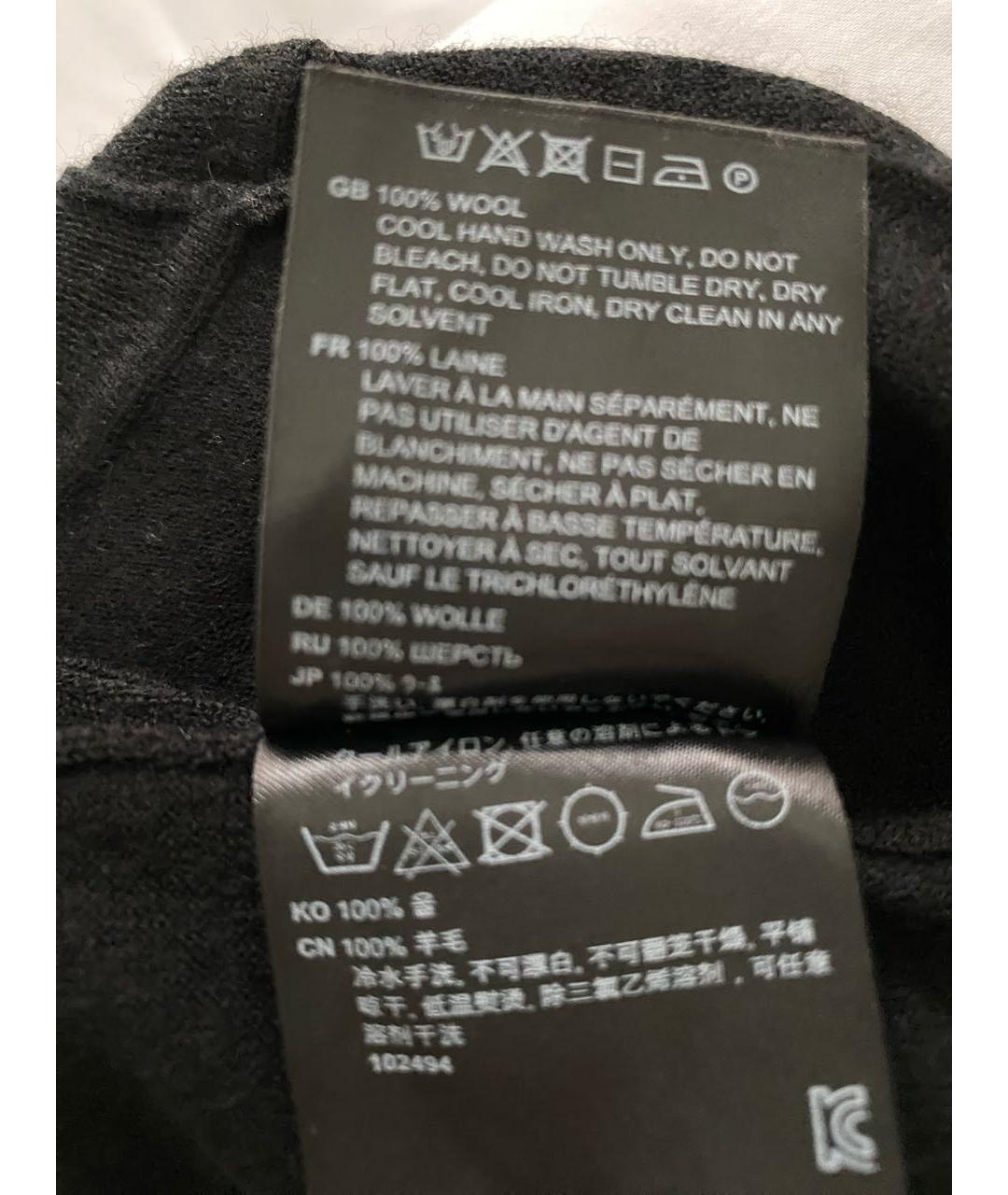 TOTEME Черный шерстяной джемпер / свитер, фото 4