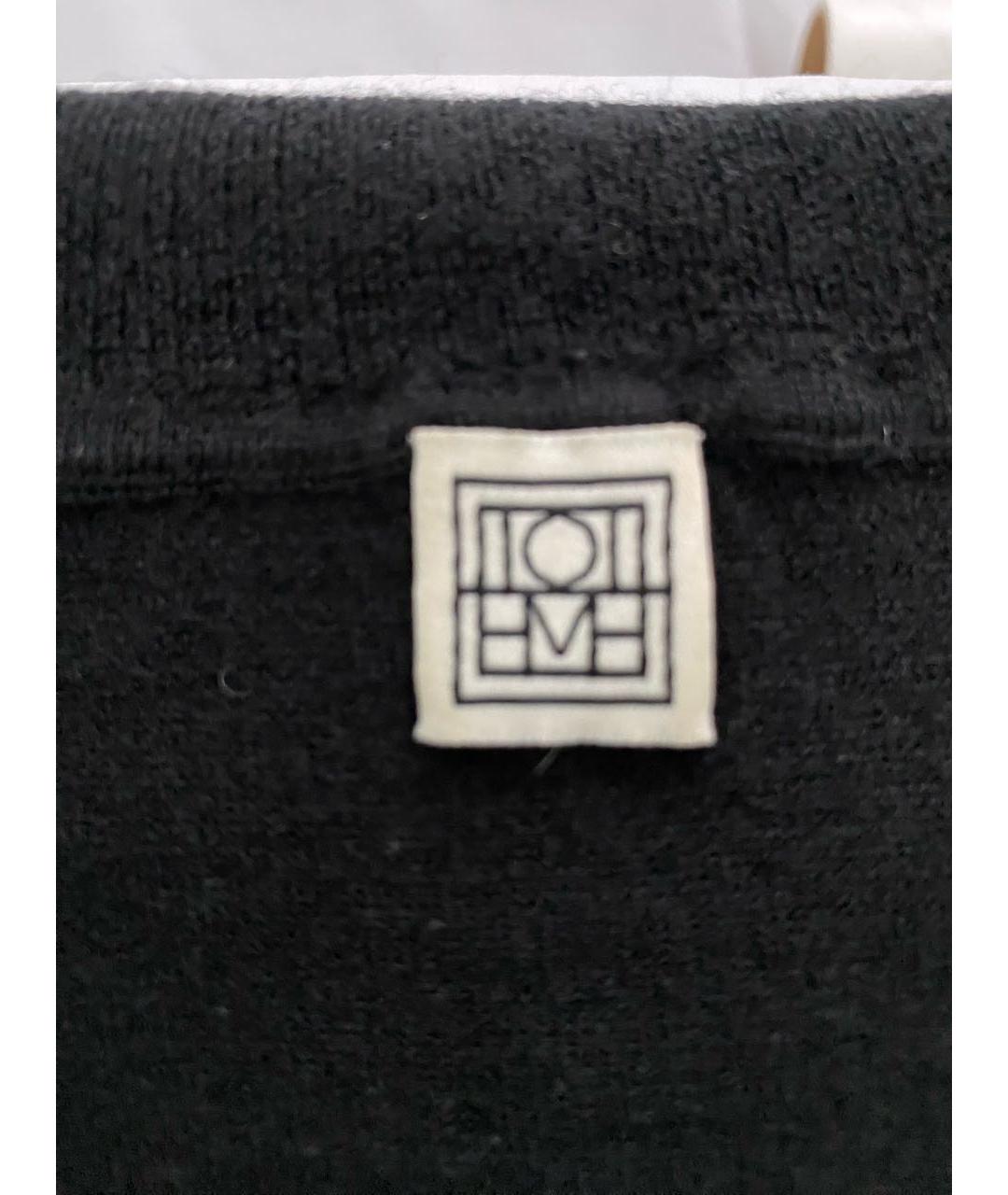 TOTEME Черный шерстяной джемпер / свитер, фото 3
