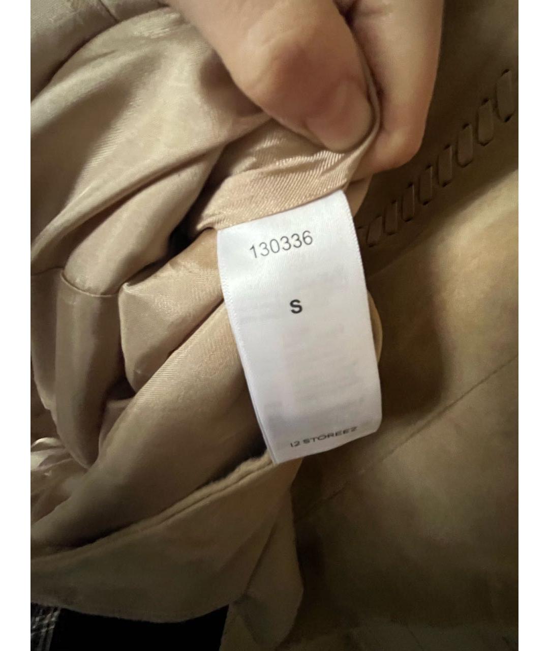 12 STOREEZ Бежевое замшевое повседневное платье, фото 4