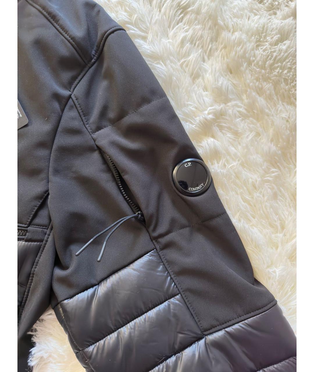 CP COMPANY Черная полиэстеровая куртка, фото 4