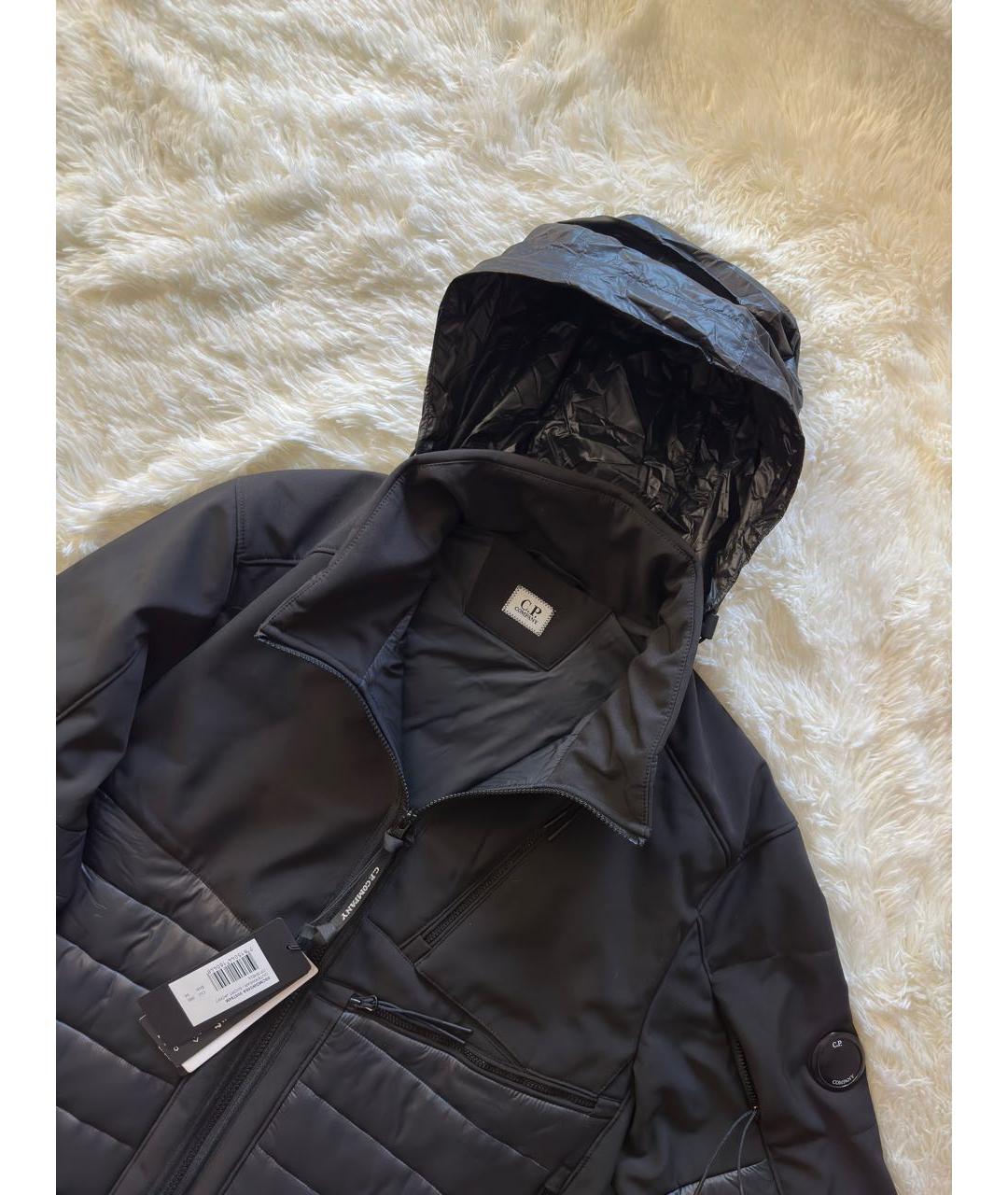 CP COMPANY Черная полиэстеровая куртка, фото 3