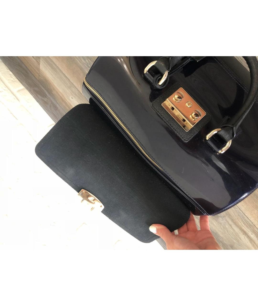 FURLA Синяя сумка с короткими ручками, фото 3