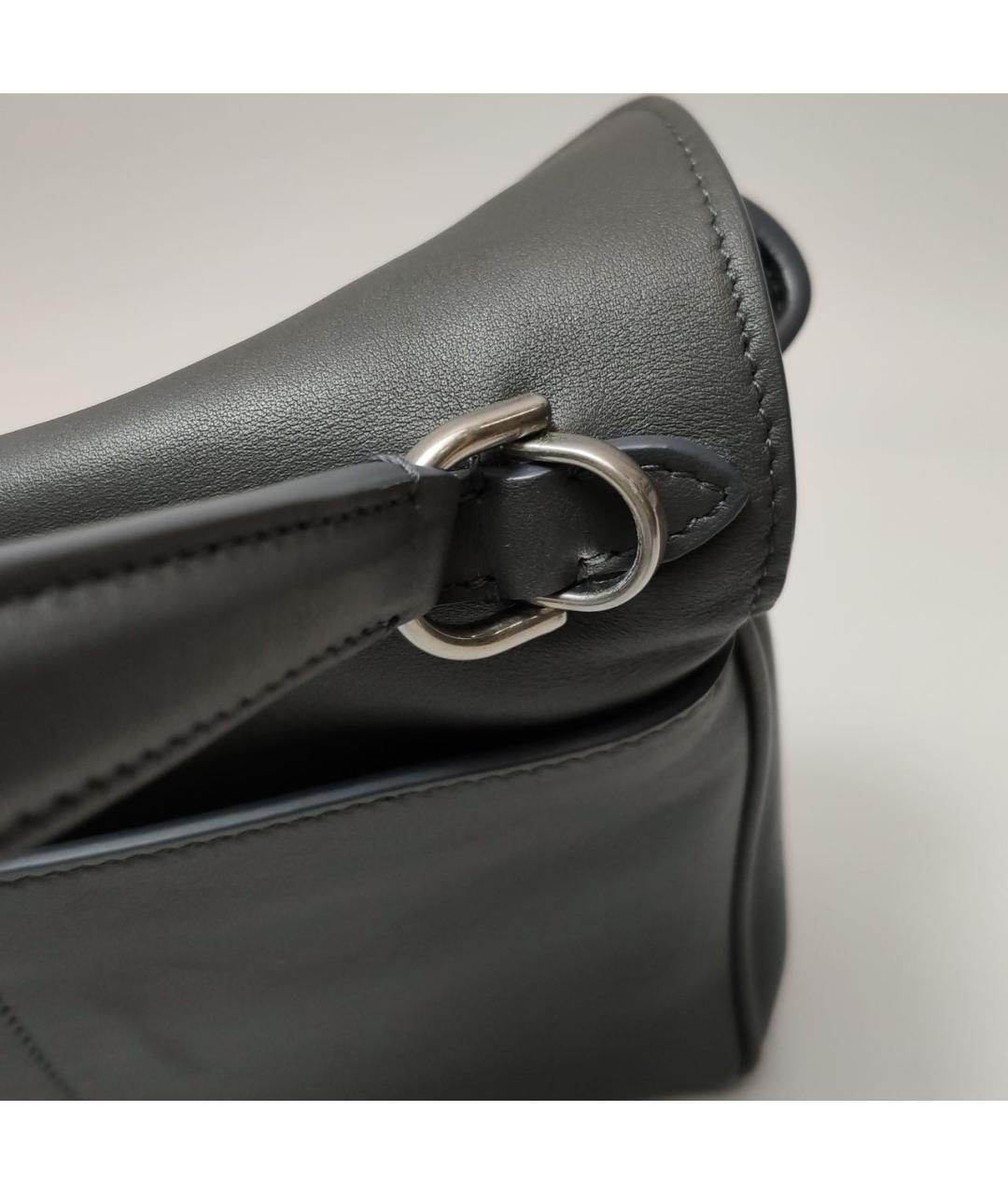 BALENCIAGA Черная кожаная сумка с короткими ручками, фото 3