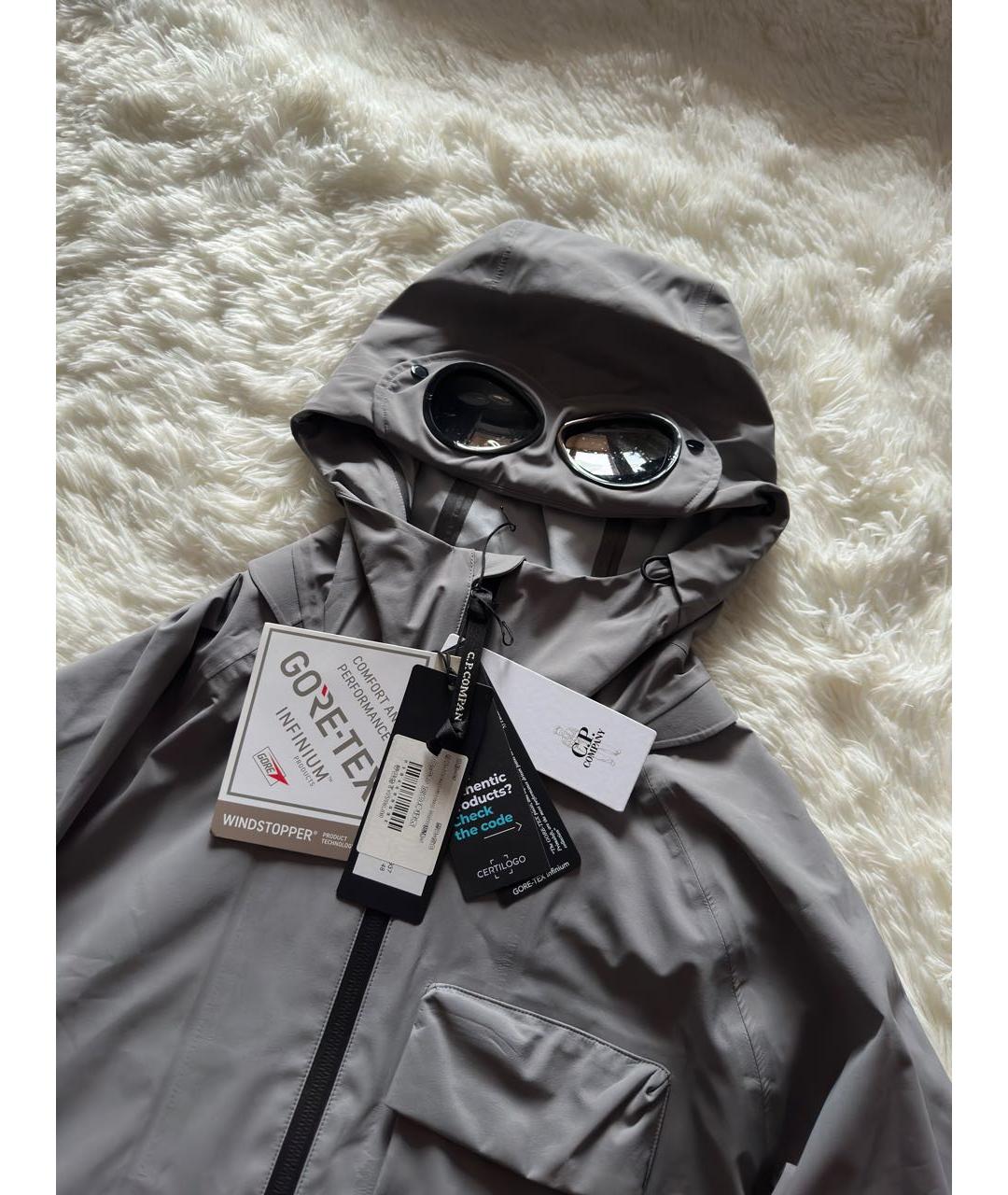 CP COMPANY Серая полиамидовая куртка, фото 2