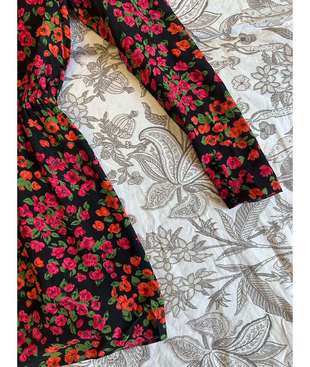 THE KOOPLES Мульти шелковое коктейльное платье, фото 5