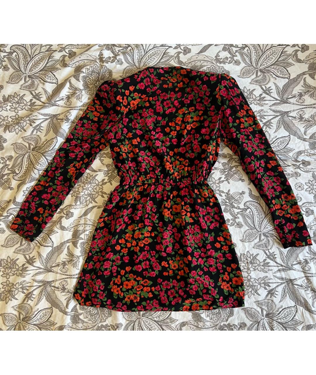 THE KOOPLES Мульти шелковое коктейльное платье, фото 4