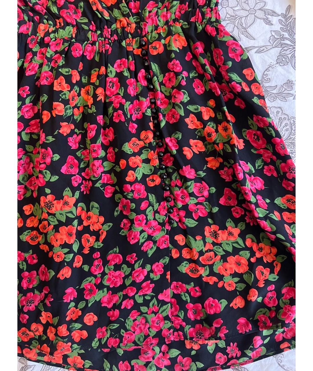 THE KOOPLES Мульти шелковое коктейльное платье, фото 3