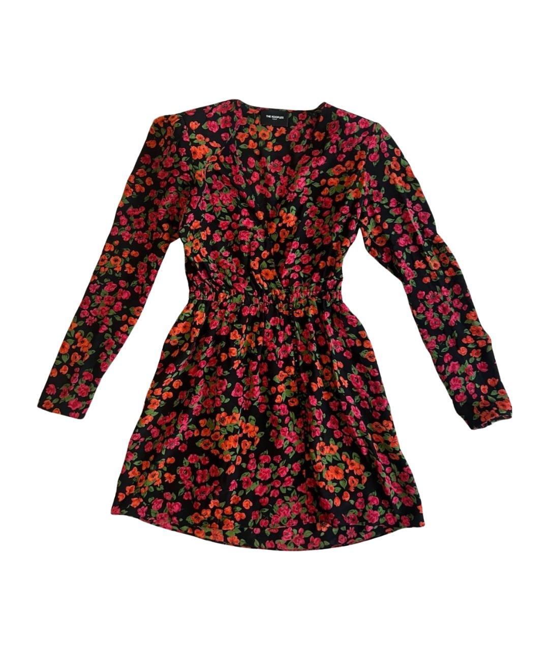 THE KOOPLES Мульти шелковое коктейльное платье, фото 1