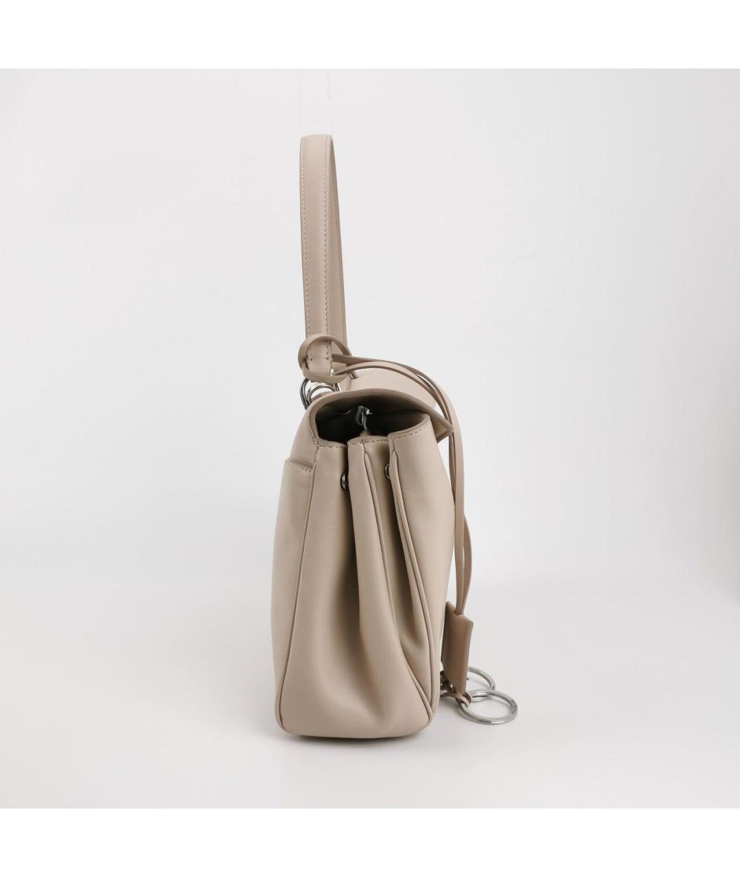 BALENCIAGA Белая кожаная сумка через плечо, фото 8