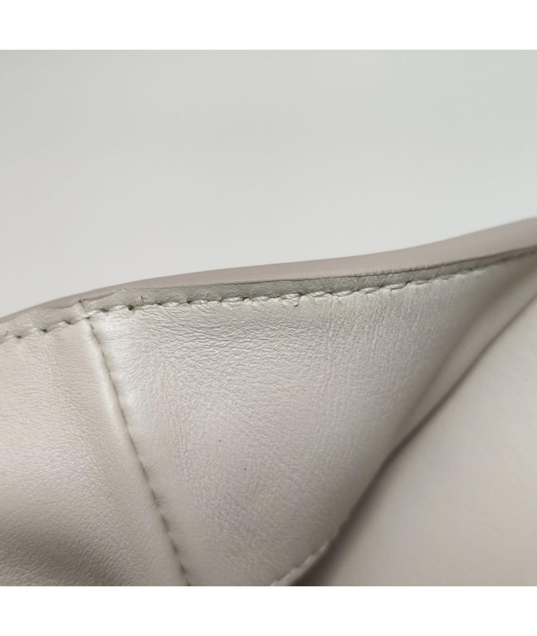 BALENCIAGA Белая кожаная сумка через плечо, фото 2