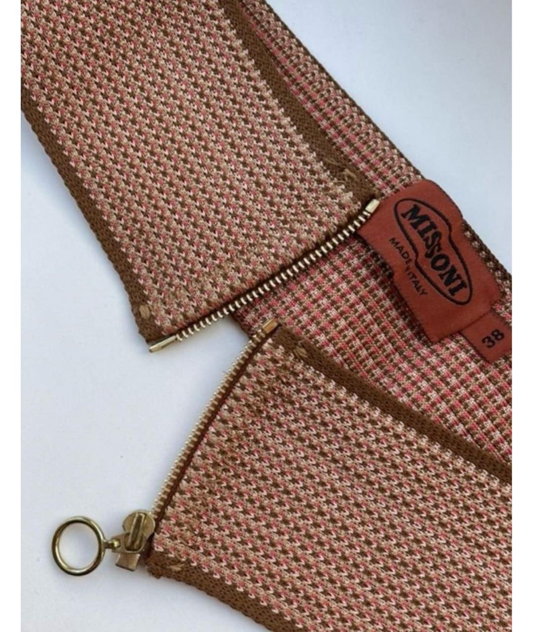 MISSONI Коричневый резиновый ремень, фото 2