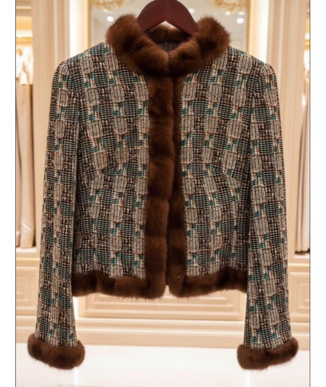 ESCADA Мульти полиэстеровый костюм с юбками, фото 5