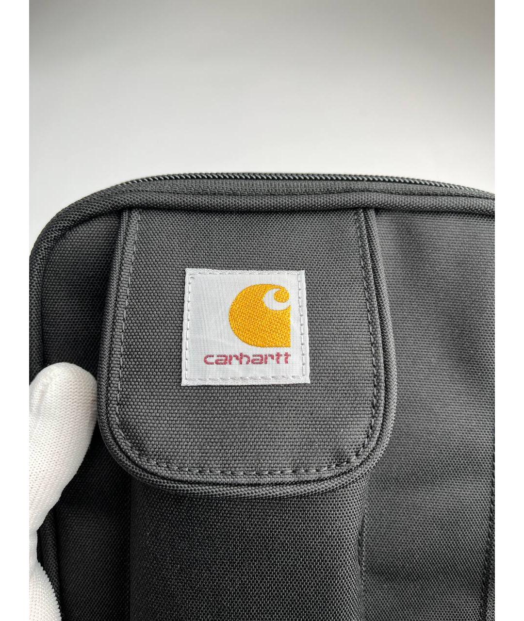CARHARTT WIP Черная тканевая сумка на плечо, фото 3