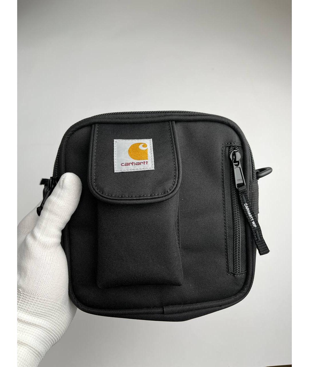 CARHARTT WIP Черная тканевая сумка на плечо, фото 2