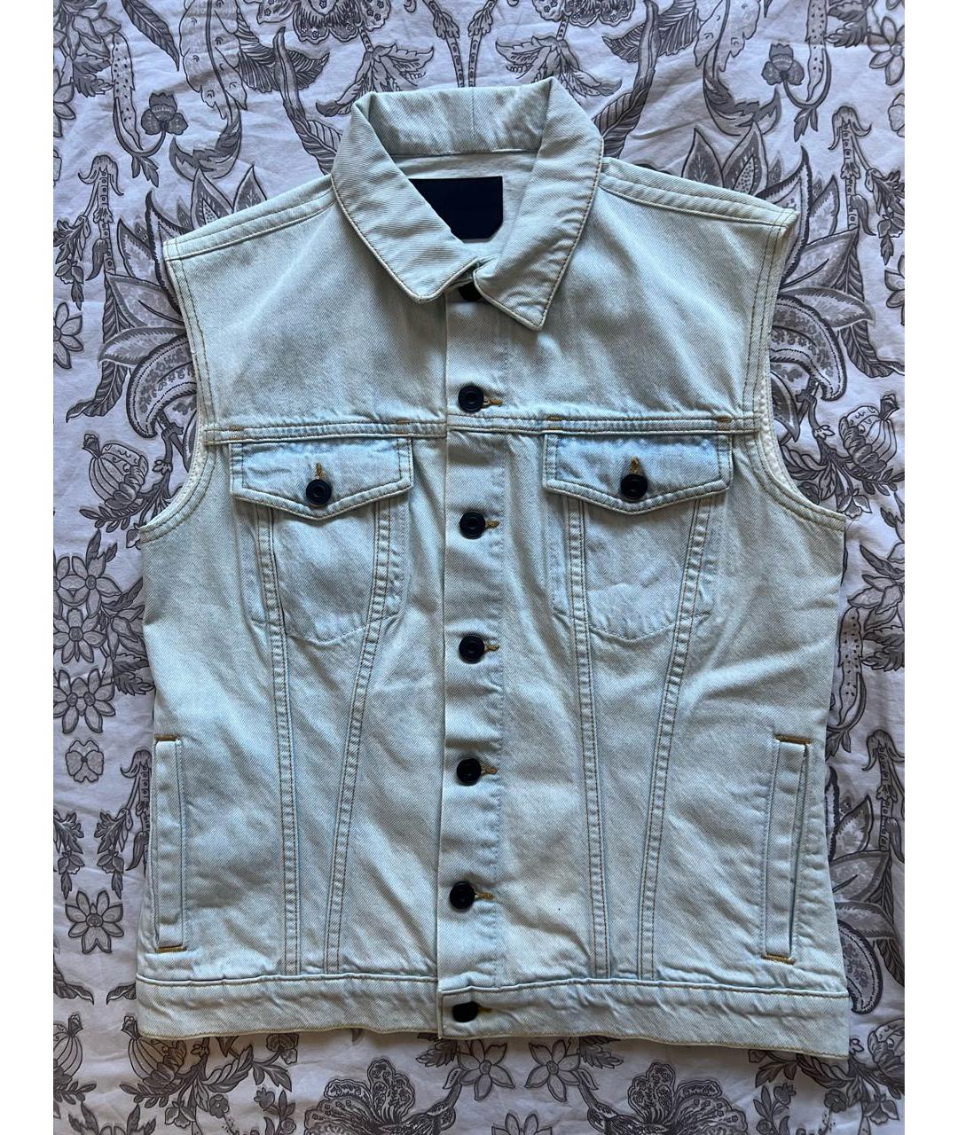 PROENZA SCHOULER Голубой деним жилет, фото 6