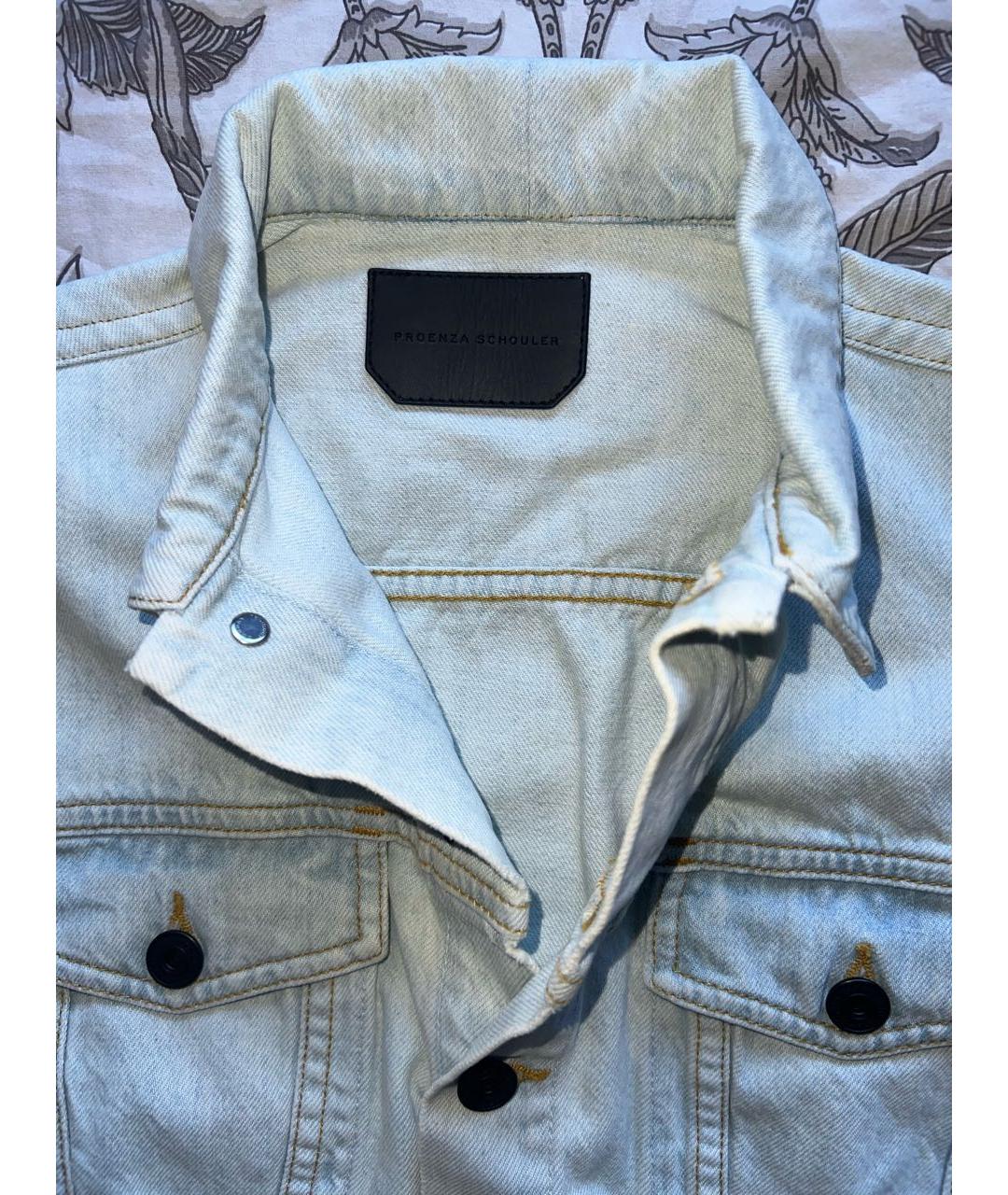 PROENZA SCHOULER Голубой деним жилет, фото 3