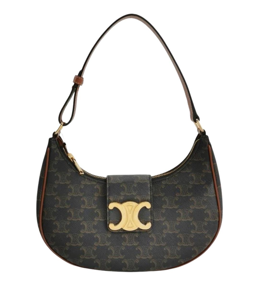 CELINE Коричневая сумка через плечо, фото 1