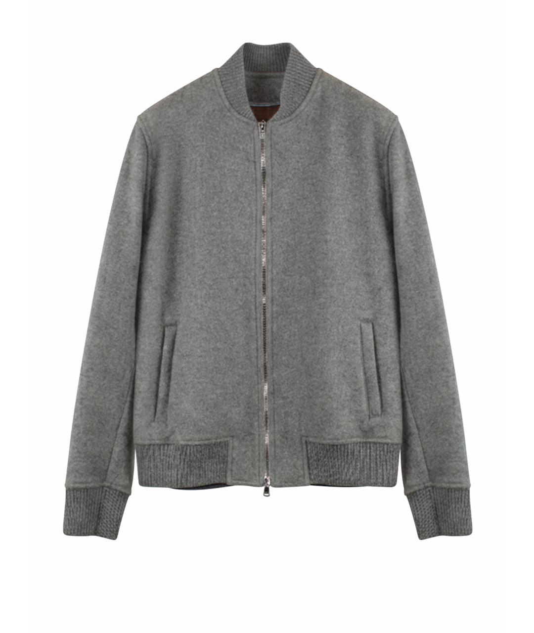 BARBA Серая шерстяная куртка, фото 1