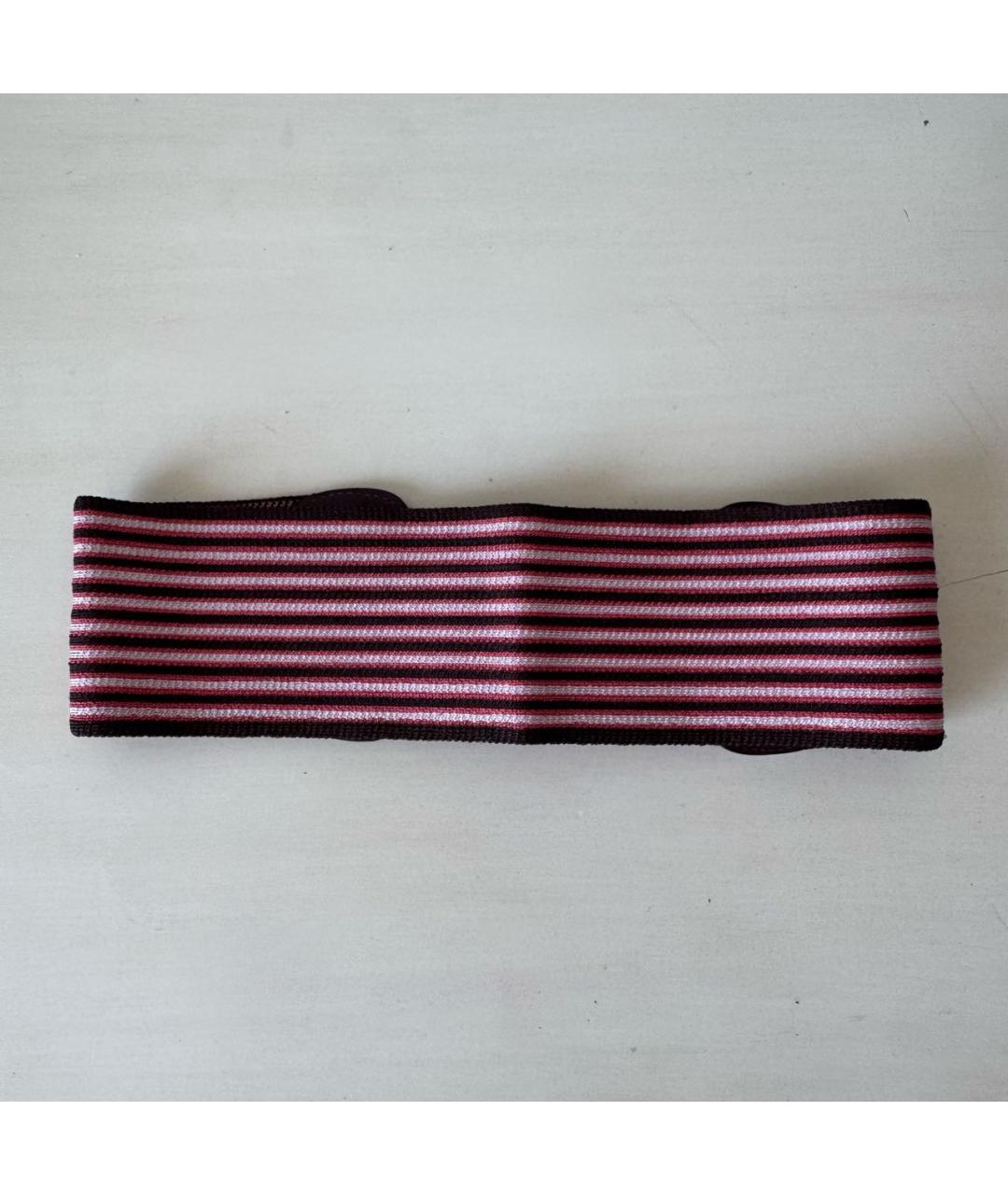 MISSONI Бордовый кожаный ремень, фото 6