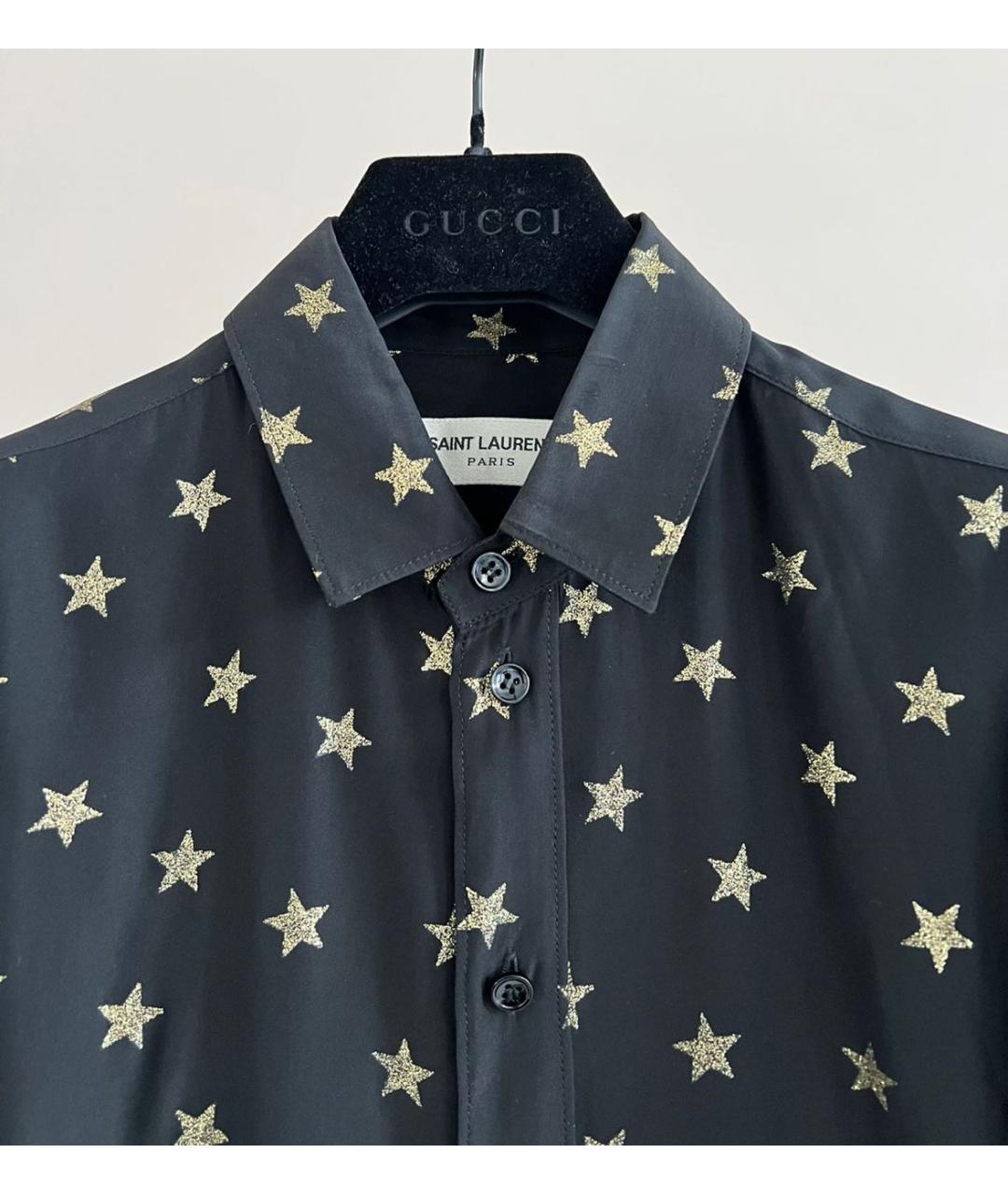 SAINT LAURENT Черная блузы, фото 3