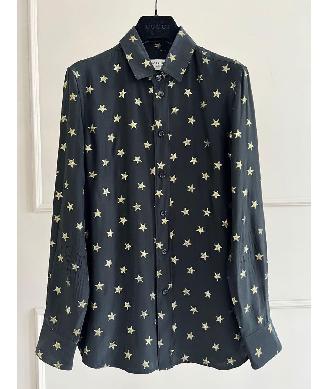 SAINT LAURENT Черная блузы, фото 6