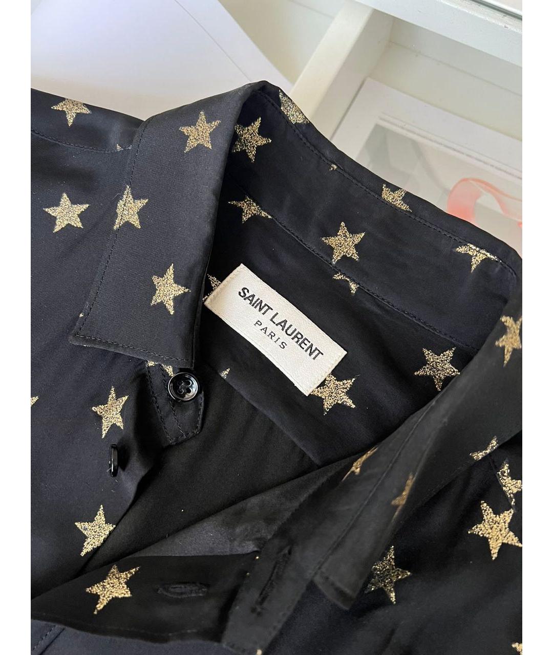 SAINT LAURENT Черная блузы, фото 4