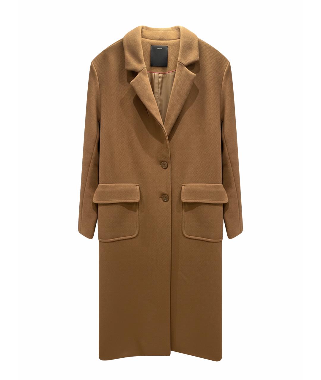 PINKO Коричневое пальто, фото 1