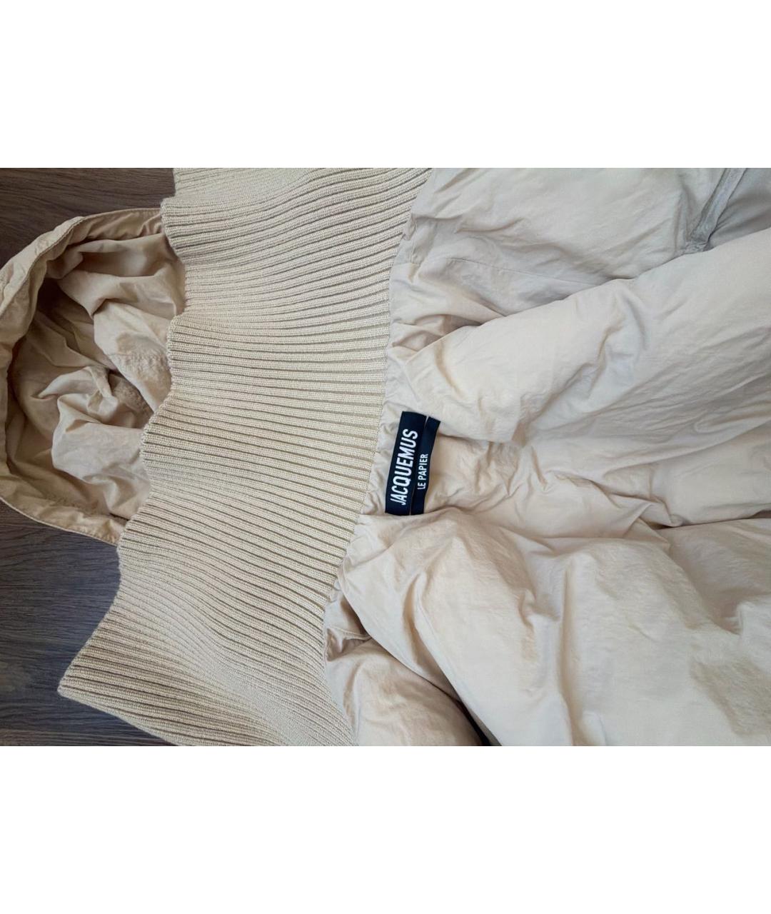 JACQUEMUS Бежевая куртка, фото 4