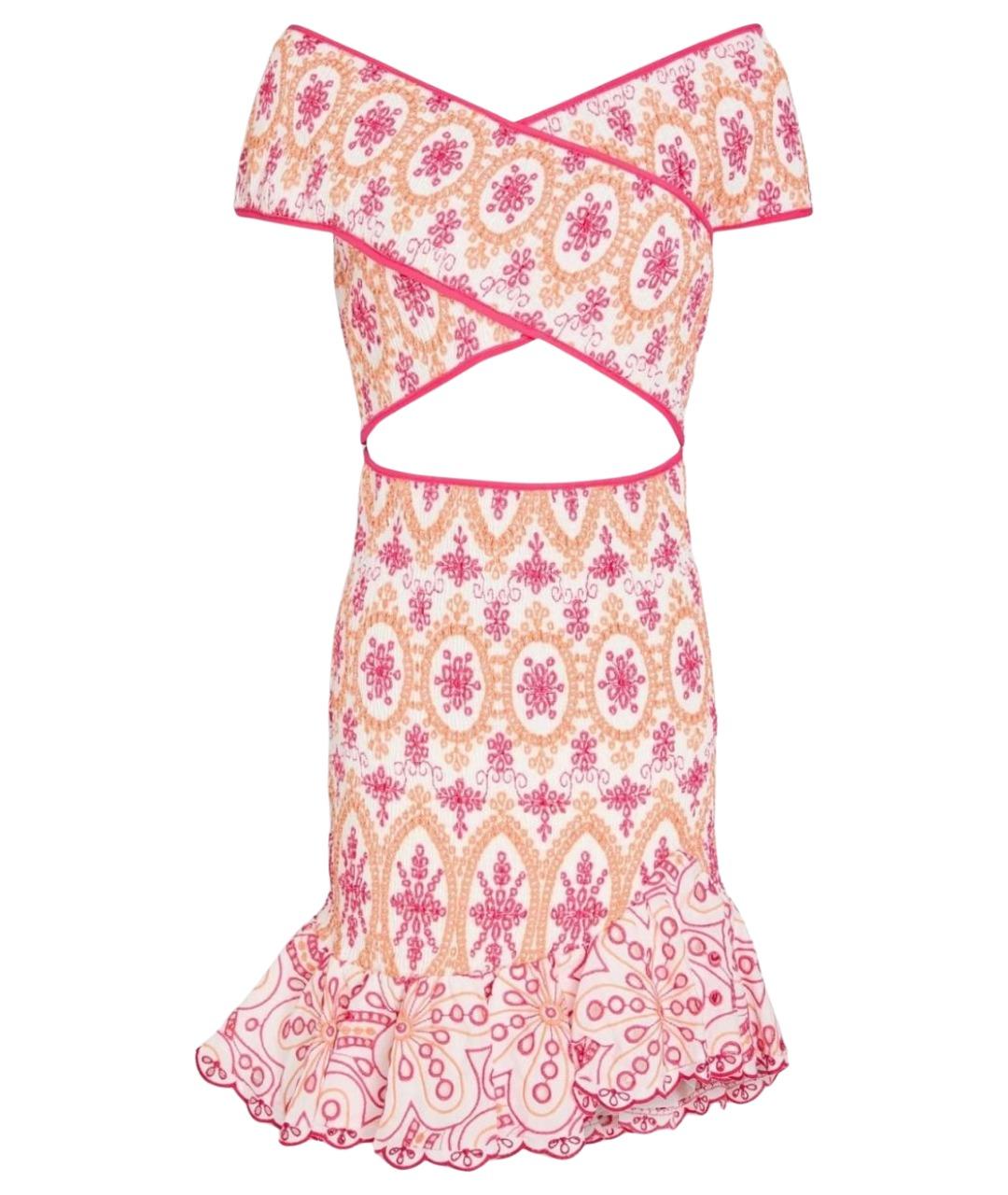 CHARO RUIZ Розовый хлопковый сарафан, фото 1