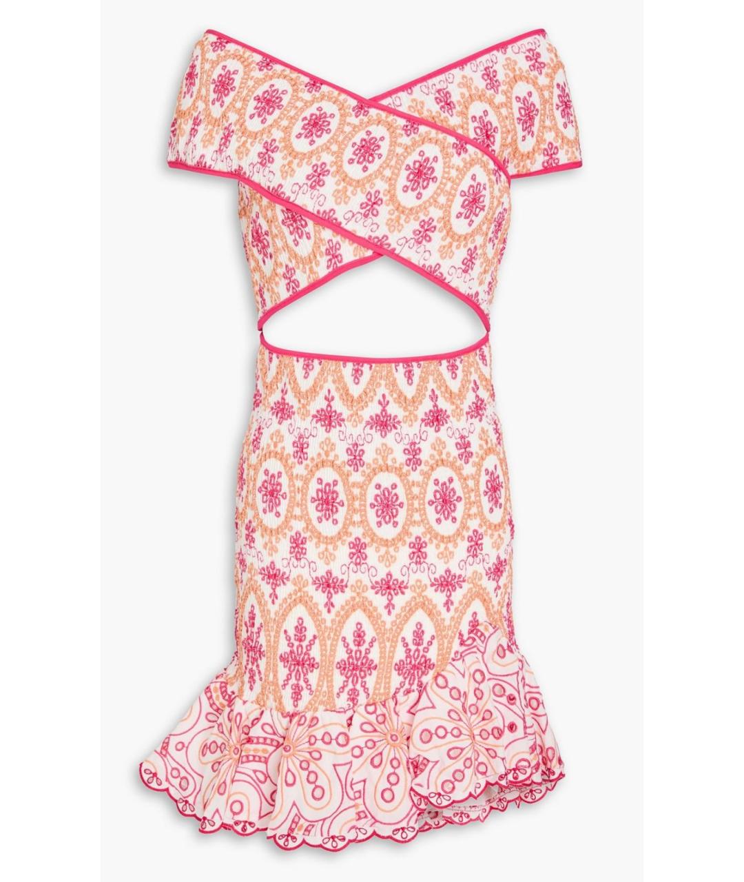 CHARO RUIZ Розовый хлопковый сарафан, фото 4