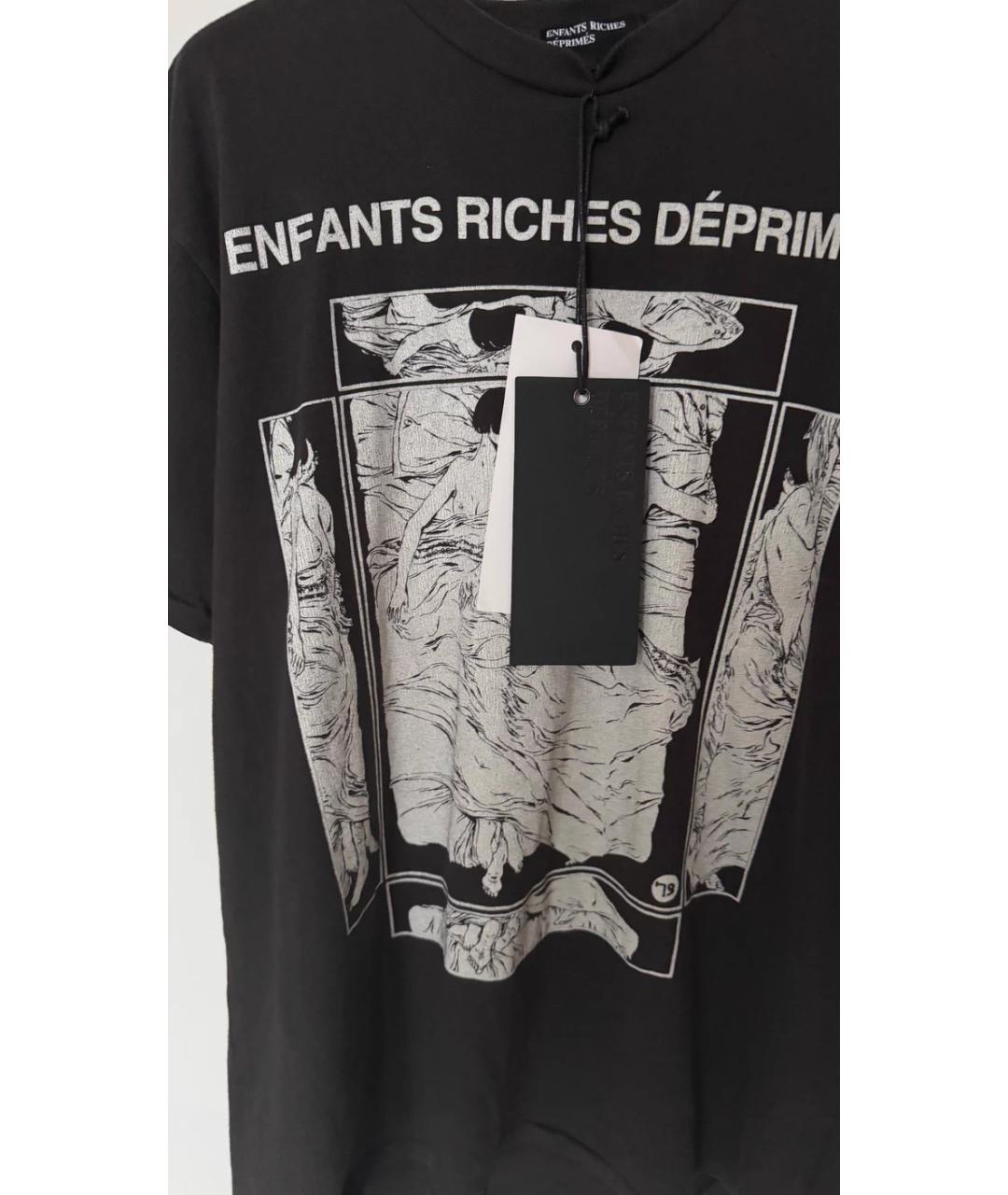 Enfants Riches Déprimés Черная хлопковая футболка, фото 2