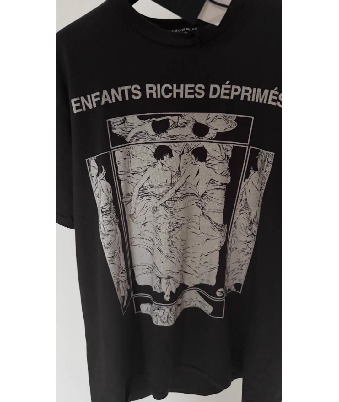 Enfants Riches Déprimés Черная хлопковая футболка, фото 3