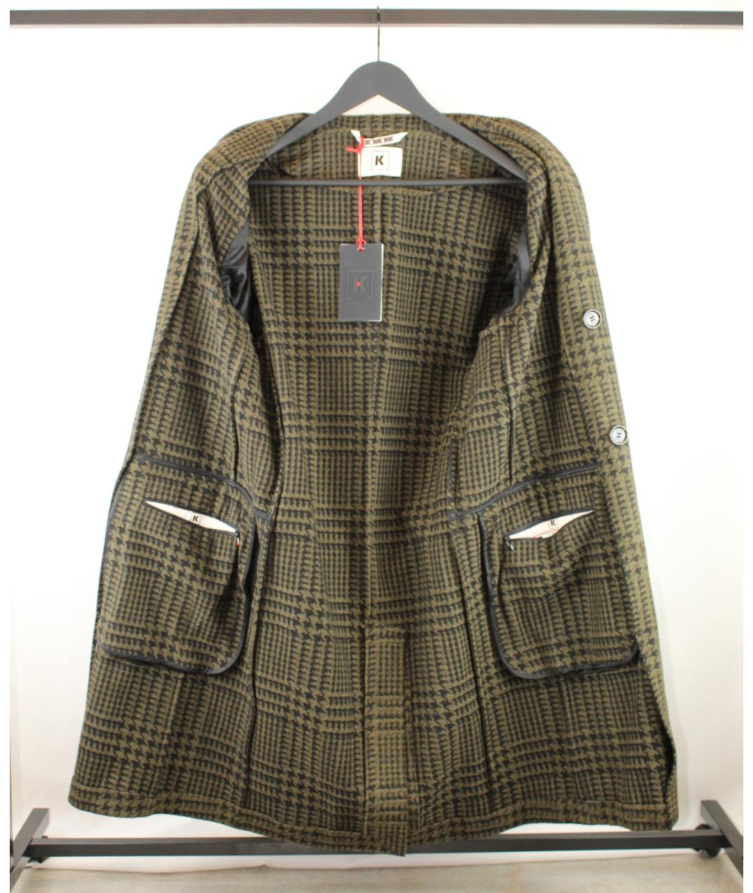 KIRED Зеленые шерстяное пальто, фото 5